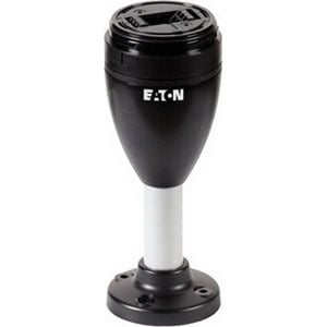 Base Module, SL7, 70 mm, 250 mm tube, Spring-loaded terminals, Horizontal mounting, Used with SL7-L, SL7-BL, SL7-FL, SL7-AP, Black tube, Aluminum tube, plastic foot