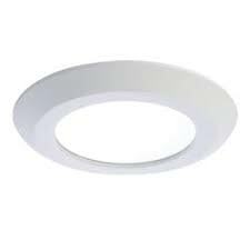 6" Surface LED Downlight, 120V, 80CRI, 3000K, White, Junction Box mount only