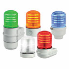 Streamline Modular Multifunctional LED Beacon, Green - Compatible with 12-24VAC/DC or 120-240VAC (a). PLC compatible with PNP or NPN connections (a). Three separate inputs: steady, flashing or rotating. 50,000 hour LED. Five lamp/lens colors: Amber, Blue, Clear, Green and Red. Seven mounting base options. Type 4X, IP66 enclosure. IP69K compliant (b). CE Certified. UL and cUL listed. (a) Voltage and PLC connections are dependent on selected base. (b) IP69K with SLMBS, SLMBD or SLMBP bases and SLM-RR retaining ring.
