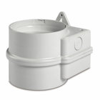 Streamline Modular Twin Wall Mount Base 12-24VAC/DC Gray - Base for SLM series beacons and sounders