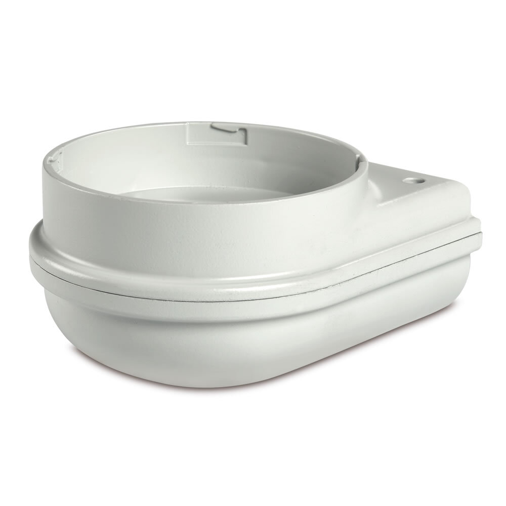 Streamline Modular Wall Mount Base 12-24VAC/DC Gray - Base for SLM series beacons and sounders