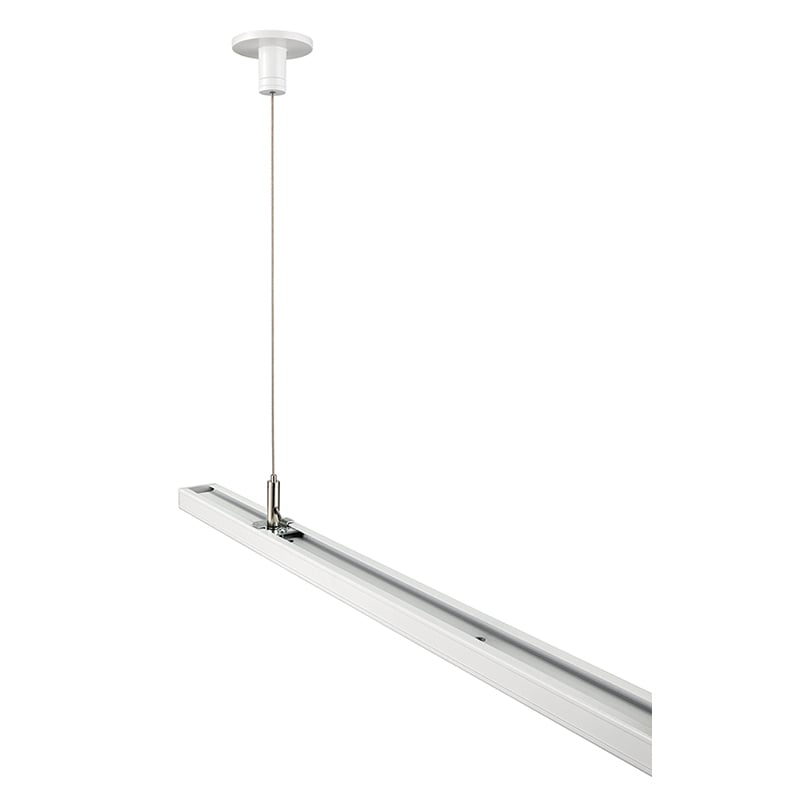 Rigid Ceiling, Suspension Only Kit 144-inch Cable Length, Black Finish