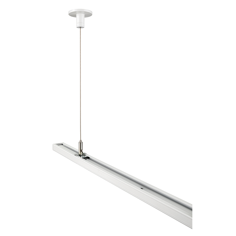 Rigid Ceiling, Suspension Only Kit 48-inch Cable Length, Black Finish