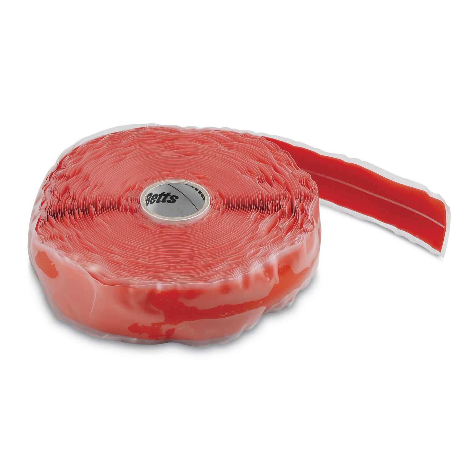 Self Fusing Tape, 40 Mil Thick, Red, With Dispenser, 1 Inch X 0.040 Inch X 12 Foot, 600 Volt Max, 80 Degree C. Max, 10 pieces
