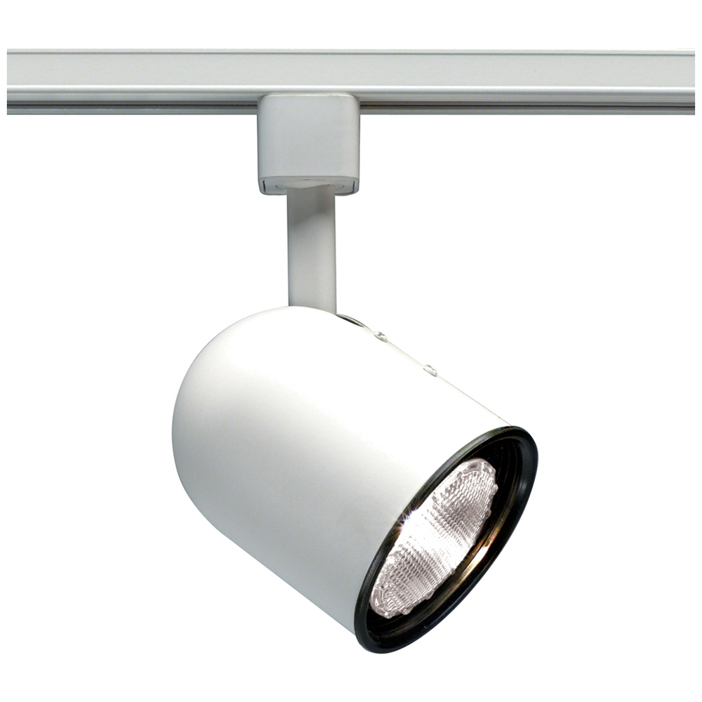 1 Light - PAR20 - Track Head - Short Bullet Cylinder - White