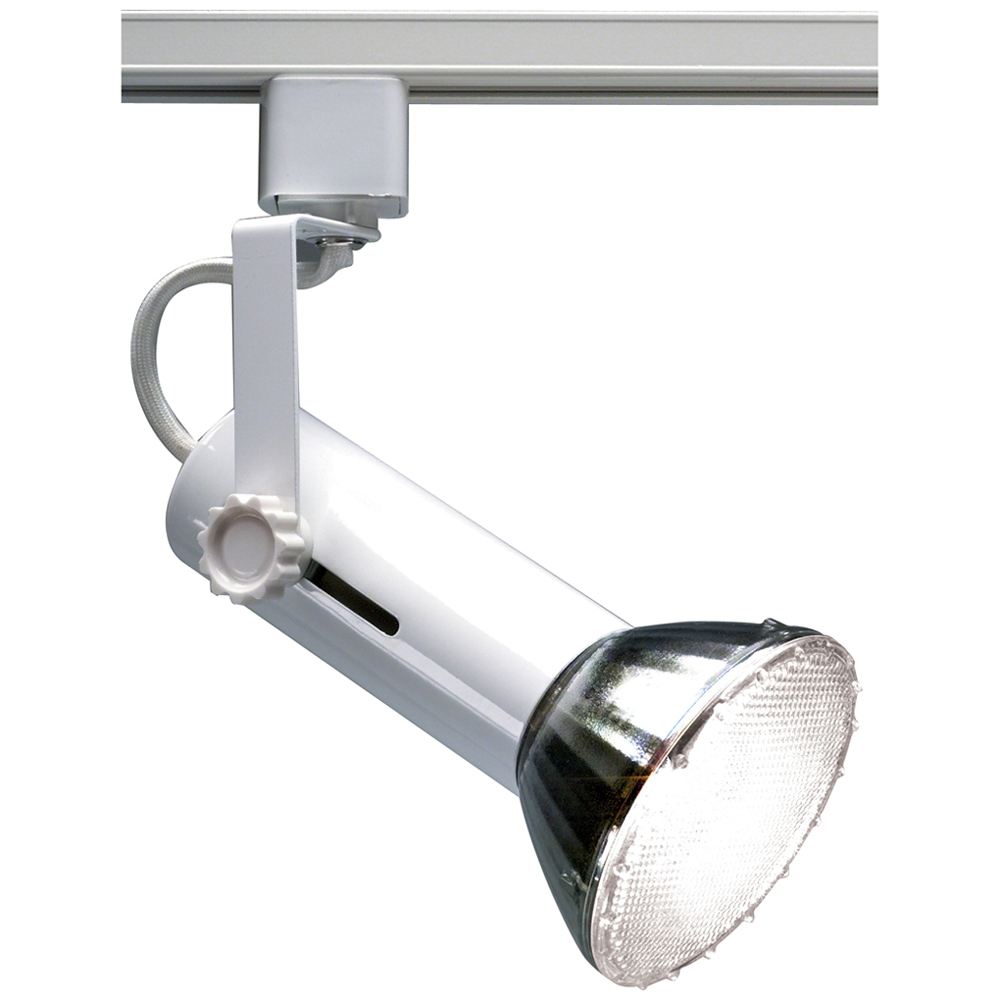 1 Light - 2 - Track Head - Universal Holder - White