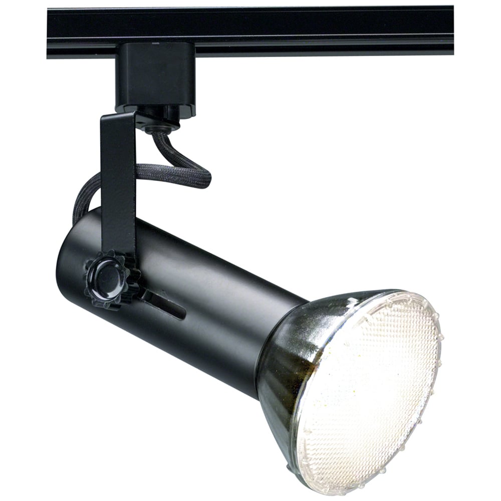 1 Light - 2 - Track Head - Universal Holder - Black