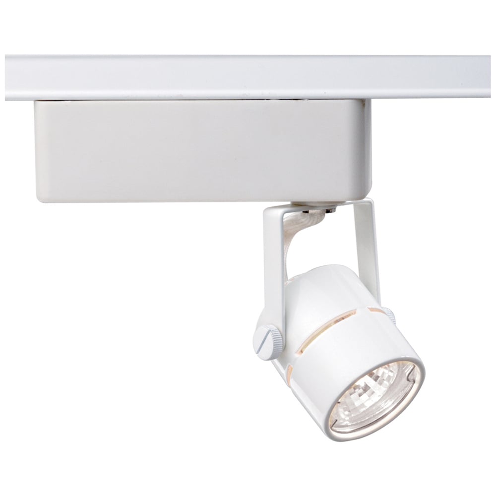 1 Light - MR16 - 12V Track Head - Round - White