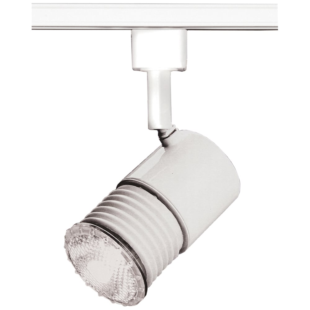 1 Light - 2 - Track Head - Mini Universal Holder - White