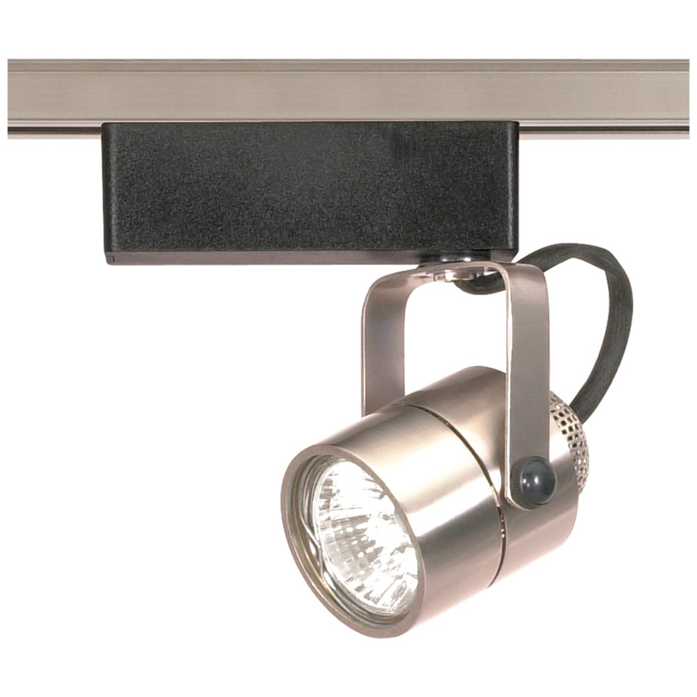 1 Light - MR16 - 12V Track Head - Round - Brushed Nickel