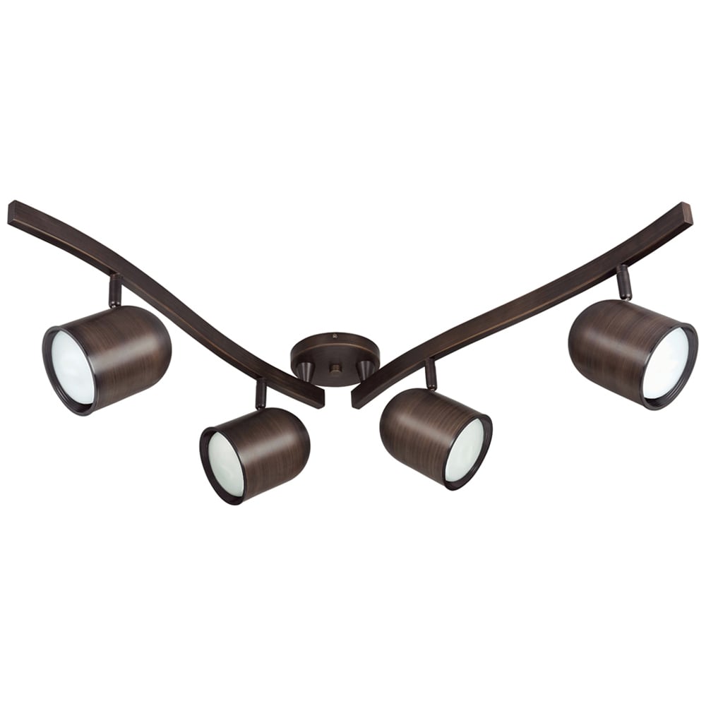 ES - 3 Light - R30 - Bullet Swivel Track Kit - 15w CFL(included) - Russet Bronze
