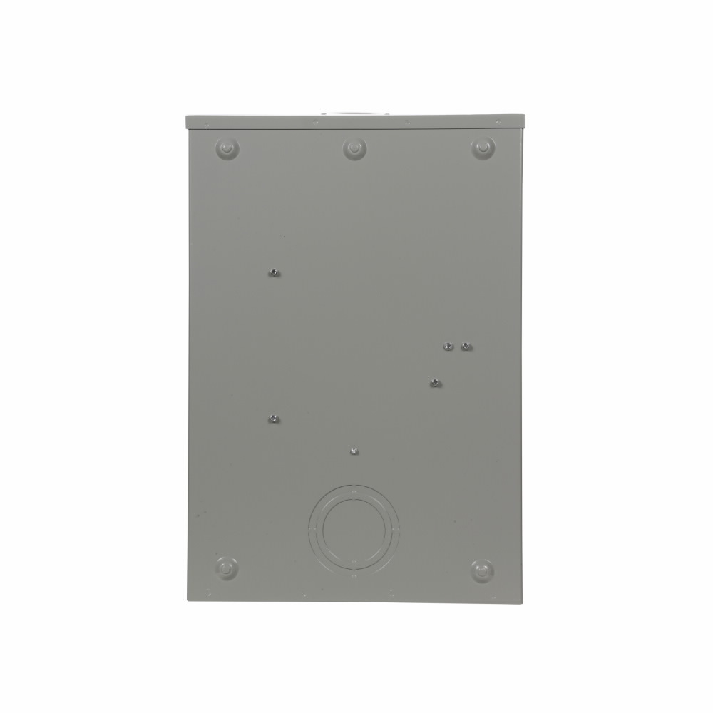 Eaton meter socket, 1-pos commercial or resi service, 200A, Over/under, Small Hub open, #6-350 kcmil, 5-jaw, 1-ph, #6-350 kcmil, Lever bypass, Two grounding conns (#14-#2 Cu), Quadplex, 3-wire, Ringless, 600 Vac