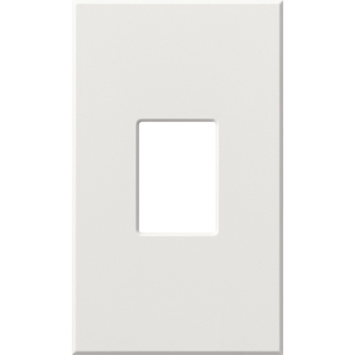 Single-gang VWP Series WallPlate for Vareo, Nova T and GRAFIK Eye Wallstation, One-gang for 1 dimmer or switch in white