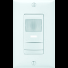 Wall switch decorator sensor with convertible neutral/no neutral wiring, Dual Technology, Gray, SKU - 219R7X