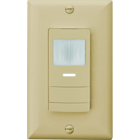 Wall switch decorator sensor with convertible neutral/no neutral wiring, Dual Technology, Ivory, SKU - 218Y8V