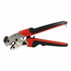 Ergonomic Full Cycle Ratchet Hand Crimper, #12 AWG - #2 AWG Copper Stranded, Solid and Flex Wire, For use with Copper Terminals, Splices and C-Taps.