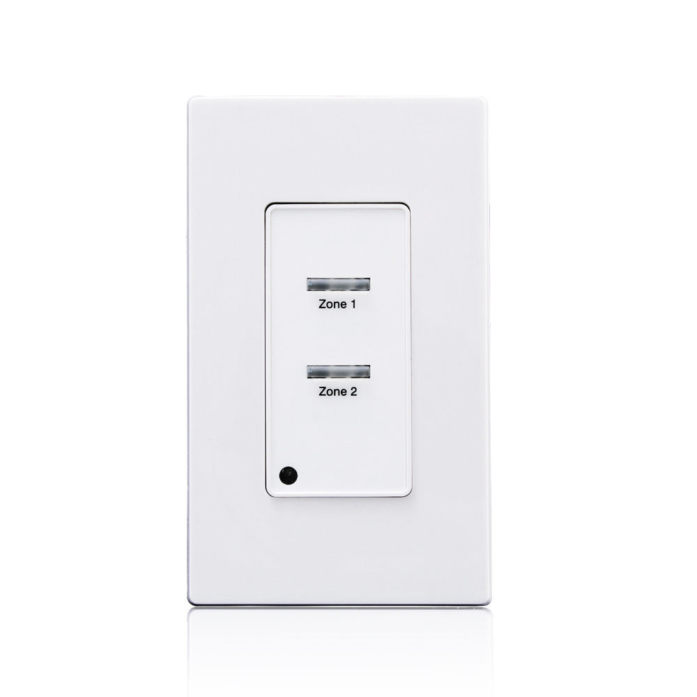 Z-MAXÂ Digital Pushbutton Station, 02 Button, 1 Gang, White