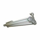 Eaton Crouse-Hinds series Pauluhn ZonePro ZP linear fluorescent light fixture,1/2" (3) NPT outlets,two plugged,Without guard,4 ft,T8 bi-pin,Copper-free Al,Surface/ceiling mount,4-lamp,ZP1093MTK brackets included,120-277 Vac,32W