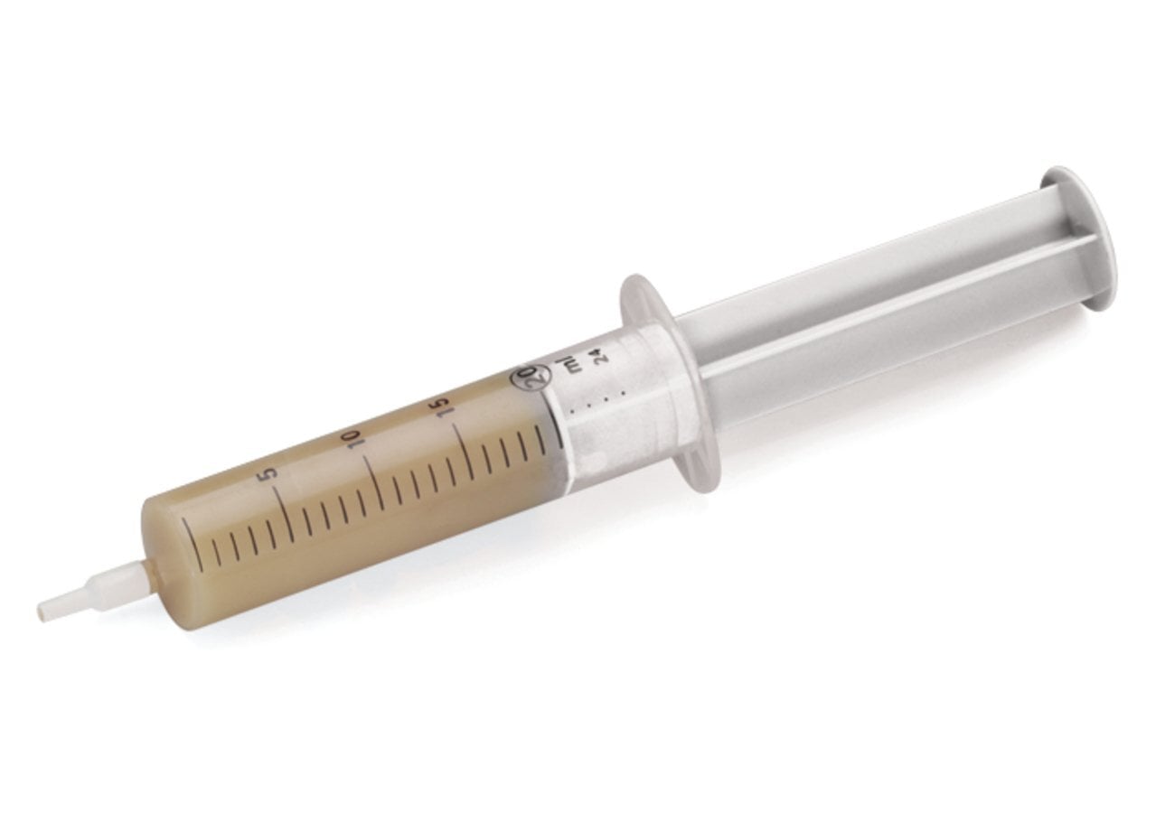 Syringe; Contents: 20 ml Alu-Plus contact paste