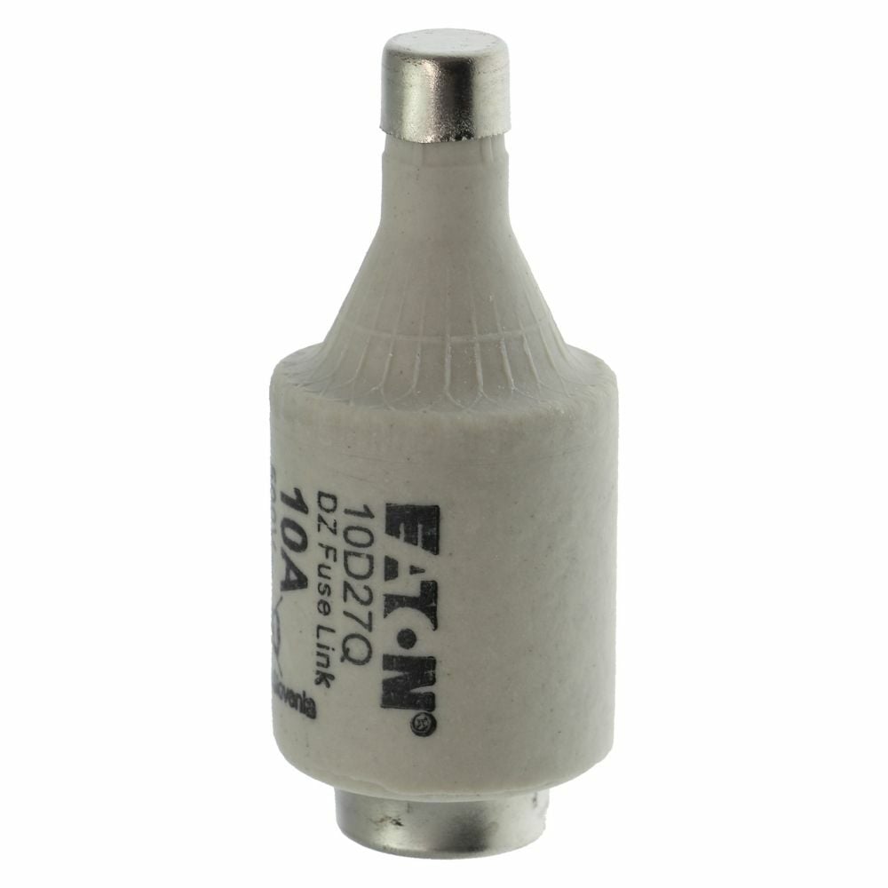 Eaton Bussmann series low voltage D fuse, 500V, 10A, 50 kAIC, Non Indicating, Class C gL/gG, Time delay, Red, Ceramic body