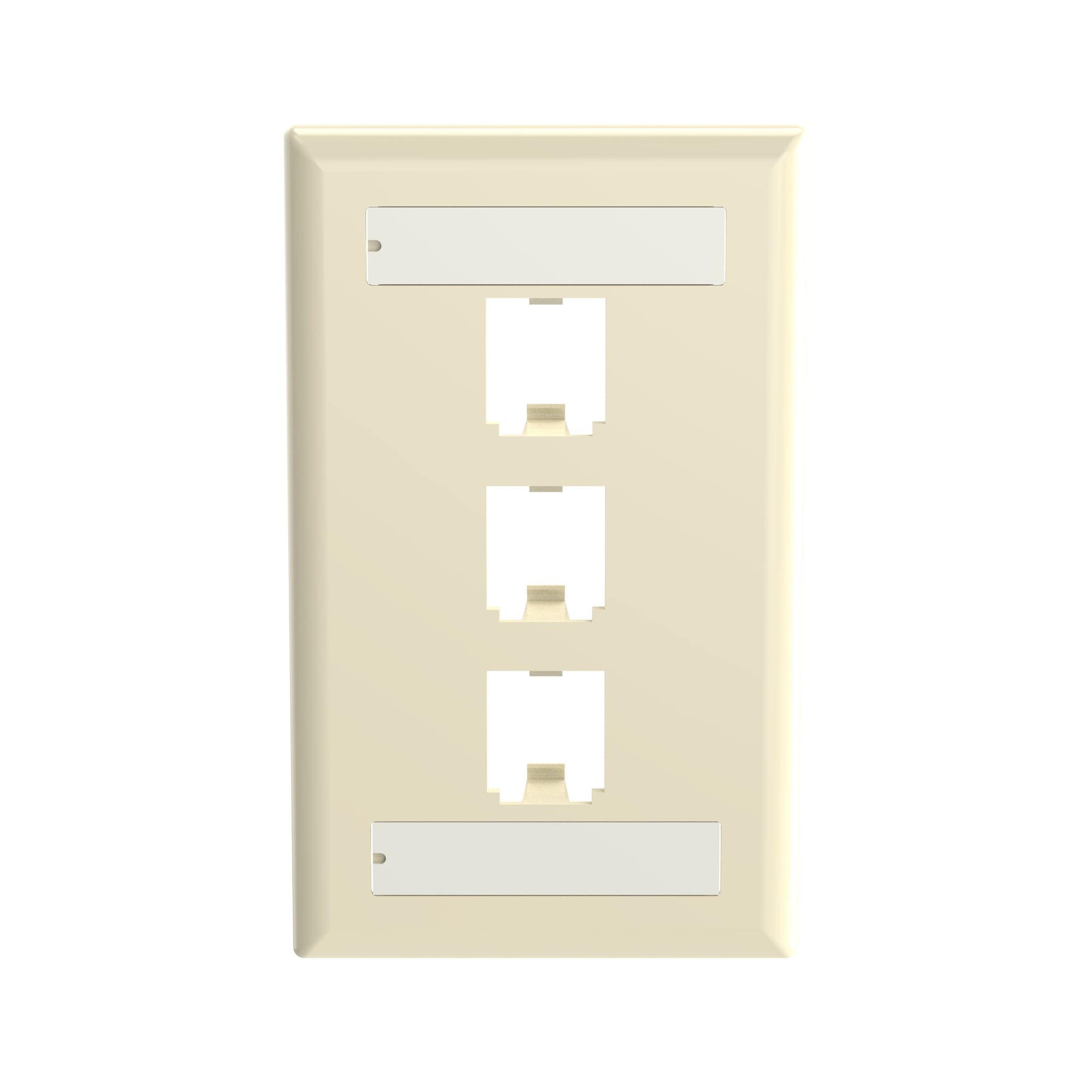 Mini-Com, Classic, Faceplate, 3 port, El