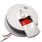 21007582 Smoke Alarm with 9V Alkaline Battery Backup, Wire-in, Ionization