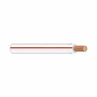THHN Wire, 10 AWG, White/Orange, Stranded, Copper Conductor, 2500 Foot Reel