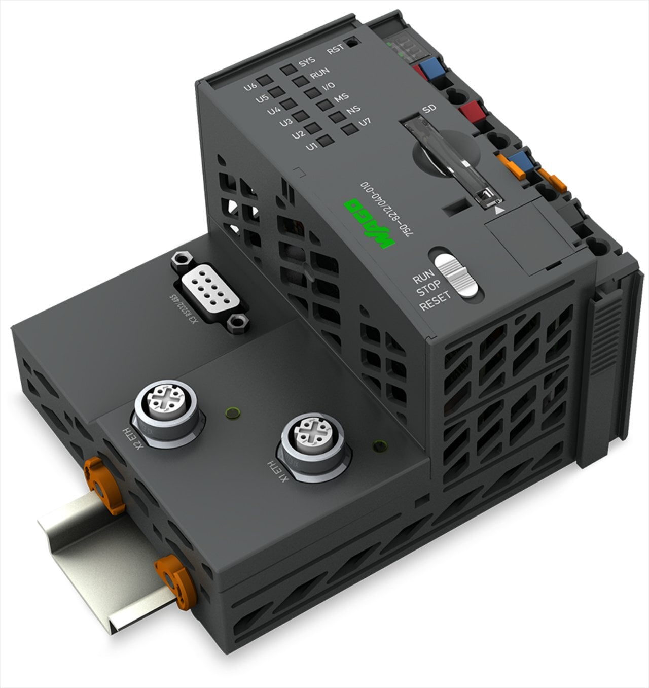 Controller PFC200; 2nd Generation; 2 x ETHERNET M12, RS-232/-485; Extreme