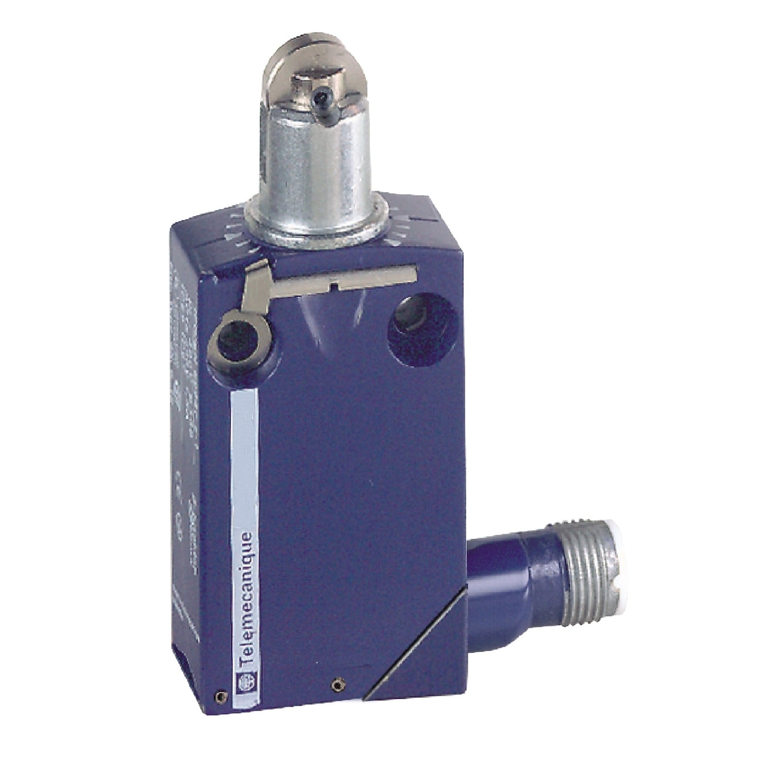 Limit switch, Limit switches XC Standard, XCMD, steel roller plunger, 1NC+1 NO, snap, M12