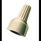 Buchanan, Wire Connector, WingTwist, Conductor Range: 22 - 10 AWG, 2/20 AWG Min, 3/10 Solid AWG MAX, Number Of Conductors: 1 to 6, Material: Flame-retardant Polypropelene, Color: Tan, Voltage Rating: 600 V, Environmental Conditions: Tough, UL 94V-2 Flame-Retardant Shell Rated At 105 DEG C (221 F), Model Number: WT41