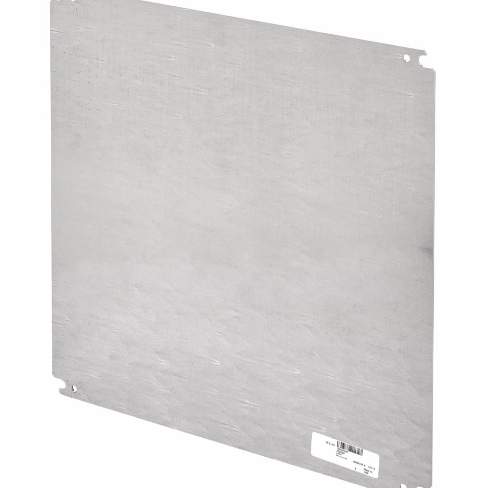 Eaton B-Line series panels and panel accessories, White powder coated, RHC flat panel can be installed in RHC enclosures, Steel, Panels and panel accessories