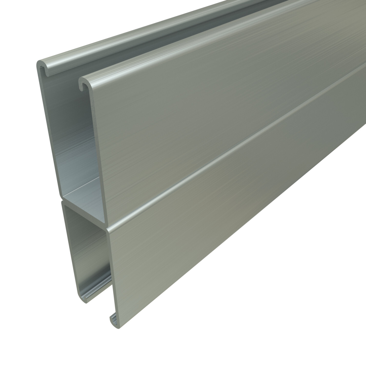 UNISTRUT CHANNEL, 12ga, 1-5/8"x 6-1/2", SOLID, B2B-WELD, HG