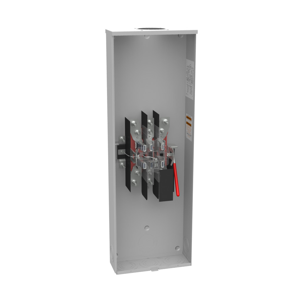 U3936-R 7 Term, Ringless, Large Hub Opening, Lever Bypass, Tall Shell