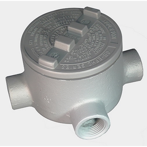Type TA Conduit Body, 3/4 inch, Malleable Iron, Zinc Electroplated