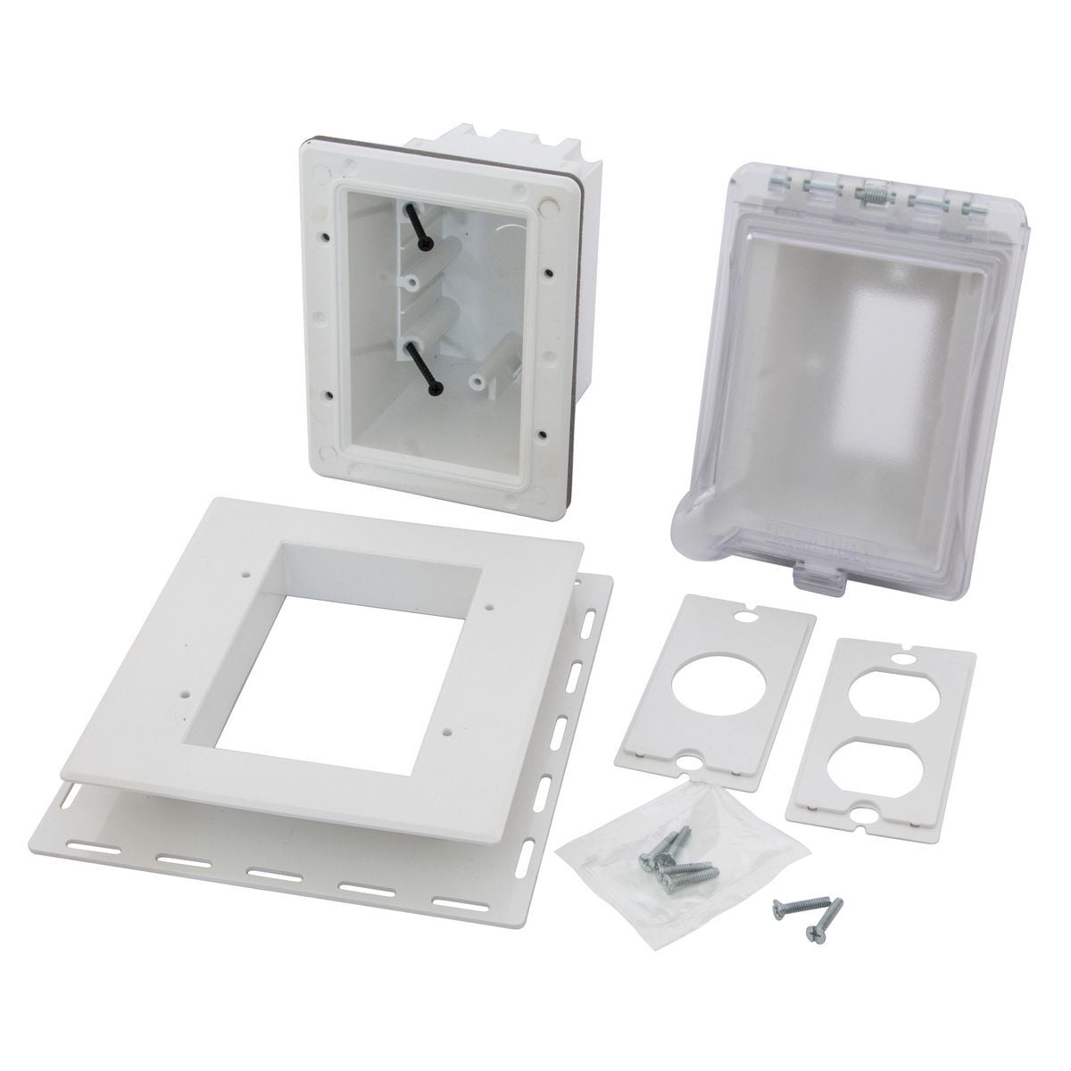 Weatherproof non-metallic, extra duty, recessed cover