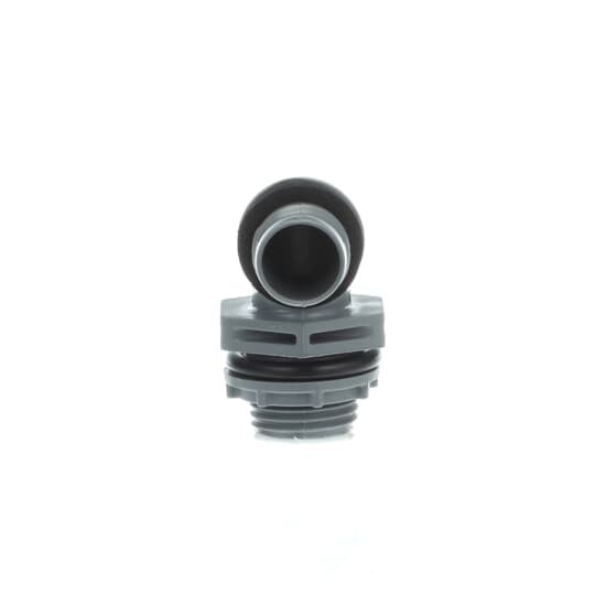 1/2 Inch, 90 Degree, One-Piece Liquidtight Non-Metallic Fitting, CSA, UL E32447, Temperatures up to 60 Degrees C, PVC, Grey
