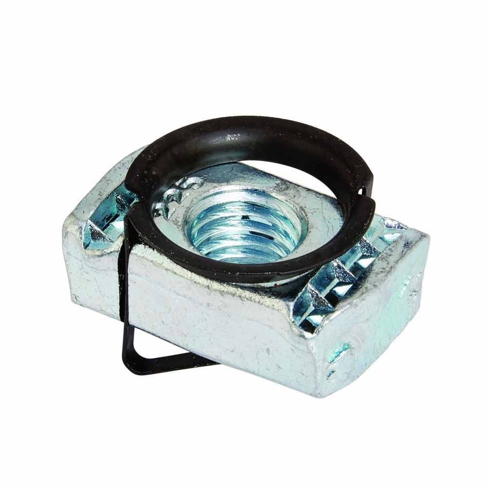 Eaton B-Line series Twirl-Nut nut, 0.25"Hx1.3750"Lx0.85"W, Steel, Electro-plated, 7/16"-14 bolt size, 1000 lbs load, 1000 lbs load