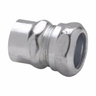 Eaton Crouse-Hinds series EMT combination coupling, EMT (compression) to rigid (threaded), Steel, Combination type, 3/4"-3/4"