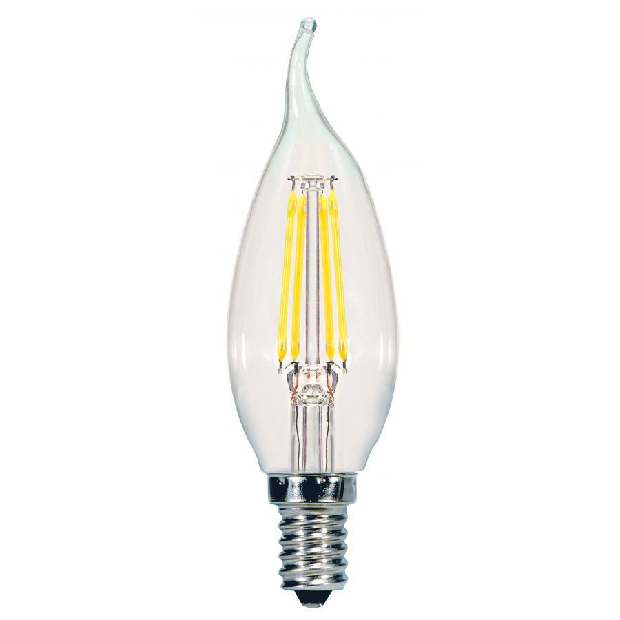 5.5 Watt CA11 LED - Clear - Candelabra Base - 2700K - 500 Lumens - 120 Volts