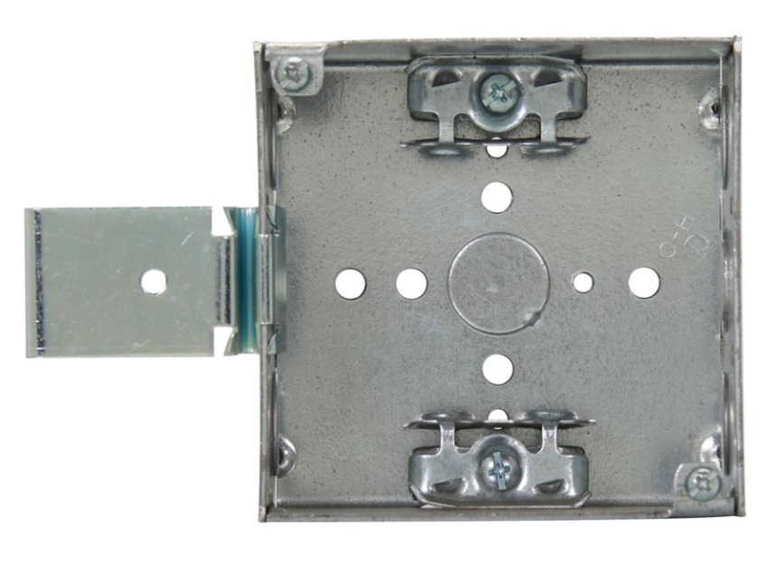 TP431SSB TP Welded Outlet Box, Steel, 30.3 cu-in Capacity, (8) Knockouts, 4 in H x 4 in W x 2-1/8 in D