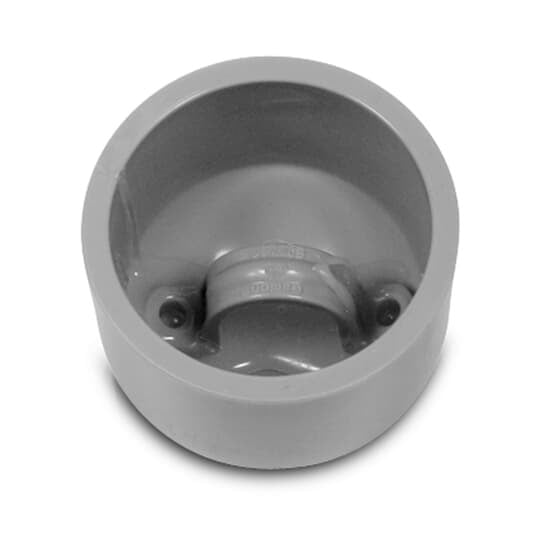 Riser Cap, Size 3 Inches, Material PVC, Color Gray, For use with Schedule 40 and 80 Conduit