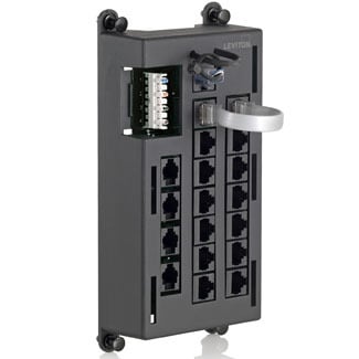 Telephone Input Distribution Panel, Black Housing