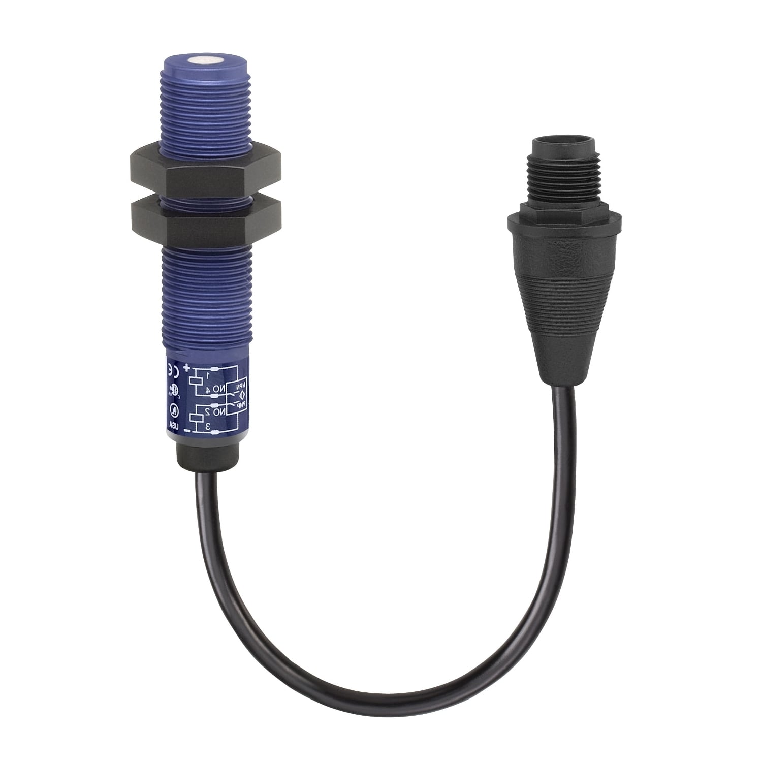 Hyde Park, Ultrasonic sensor, discrete, 12 mm barrel, 12 24 V DC