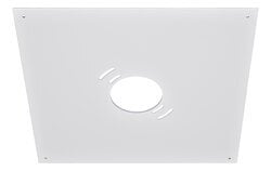 Canopy 12.5" Mounting Plate, white painted finish