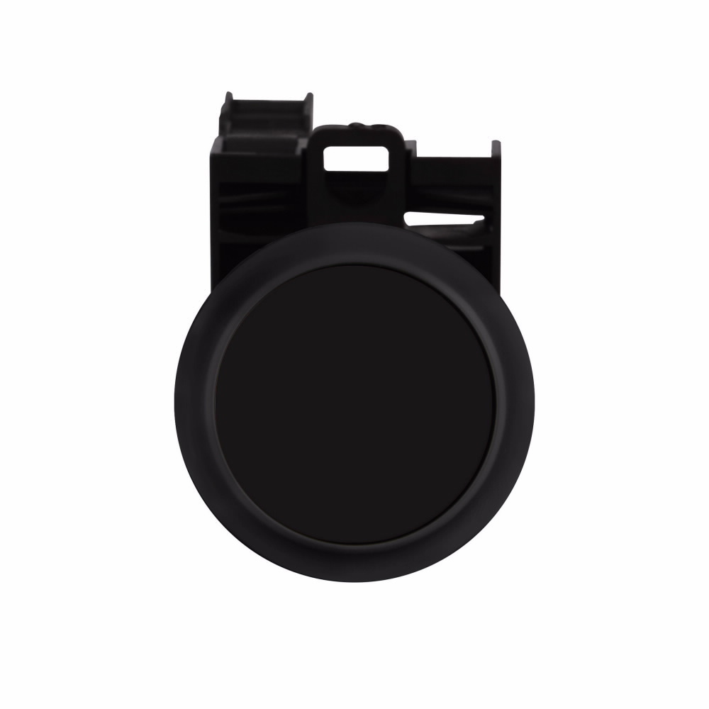 Eaton 22.5 mm RMQ-Titan Pushbutton,Black Actuator,Black bezel,1NC,IP67, IP69K,Non-illuminated,Flush mounting,NEMA 4X, 13,5,000,000 operations,Momentary,22.5 mm,Flush Pushbutton,M22