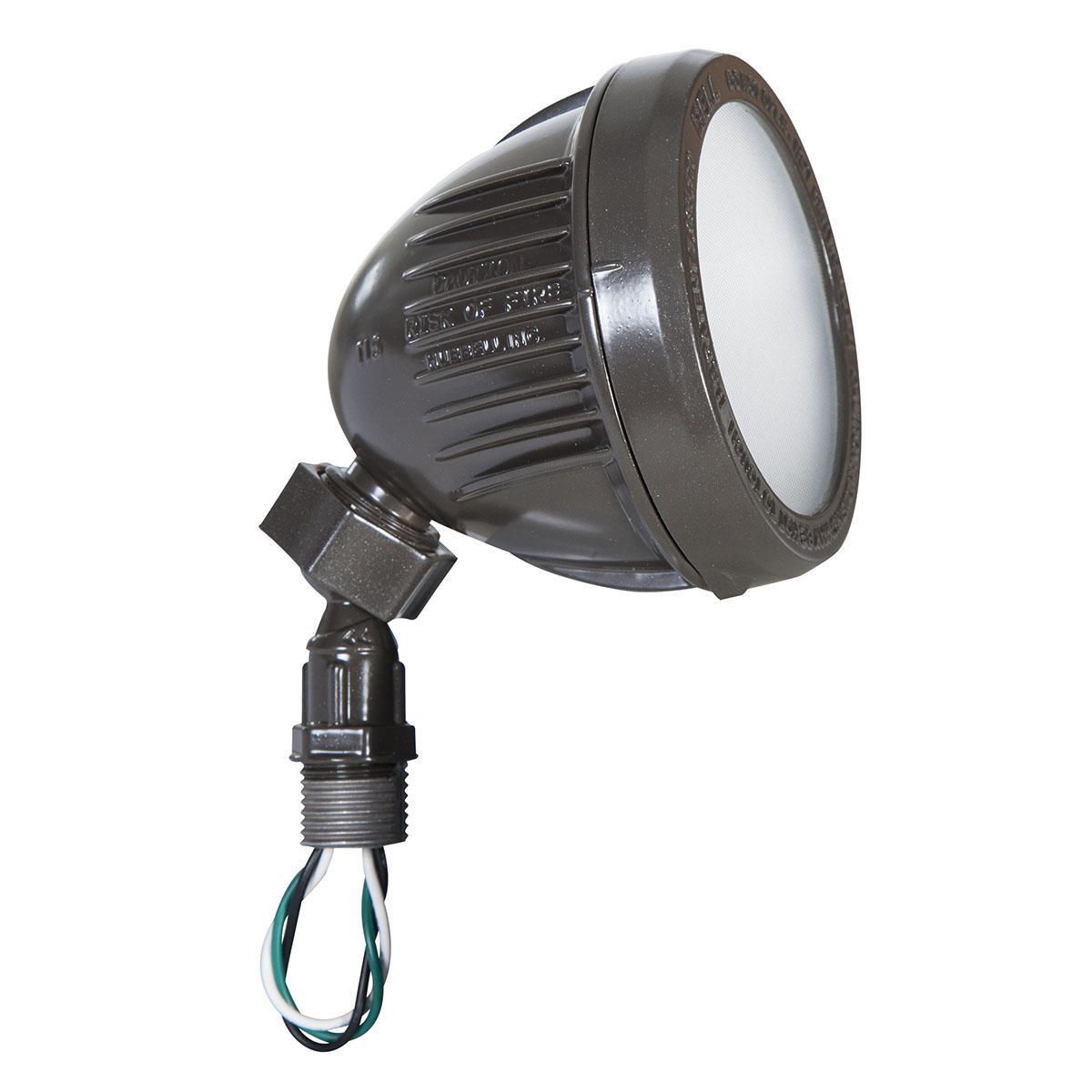 LED Swivel Floodlight, 1200 Lumens, Bronze