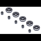 Replacement Set of Five Cutting Wheels and Needle Bearings for 90 31 02 SBA, 5 1/4 in.