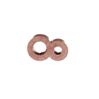 E-Z-Ground Figure 8 Copper Compression Ground Rod Tap Connector for Cable Range 2 AWG - 2/0 AWG, Ground Rod 3/4 Inch, Height 2-3/16 Inches