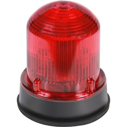 125LED Series Standard Flashing LED Beacon for NEMA 4X Applications Black Base, Amber, 24V DC, 0.060A