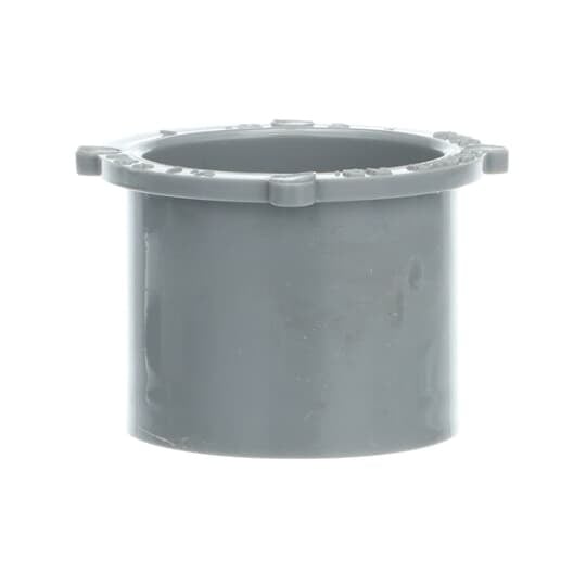 Reducer Bushing, Size 1-1/2 Inch x 1-1/4 Inch, Length 1-17/64 Inch, Material PVC, Color Gray, For use with Schedule 40 and 80 Conduit, Pack of 10